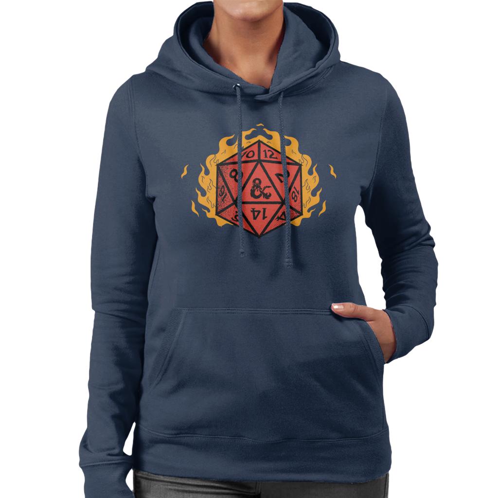 Dungeons & Dragons Fire Dice Women's Hooded Sweatshirt product image 6