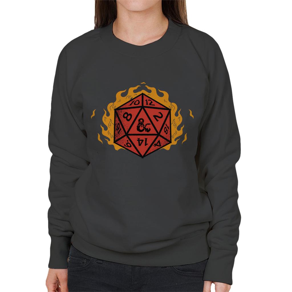 Dungeons & Dragons Fire Dice Women's Sweatshirt product image 4