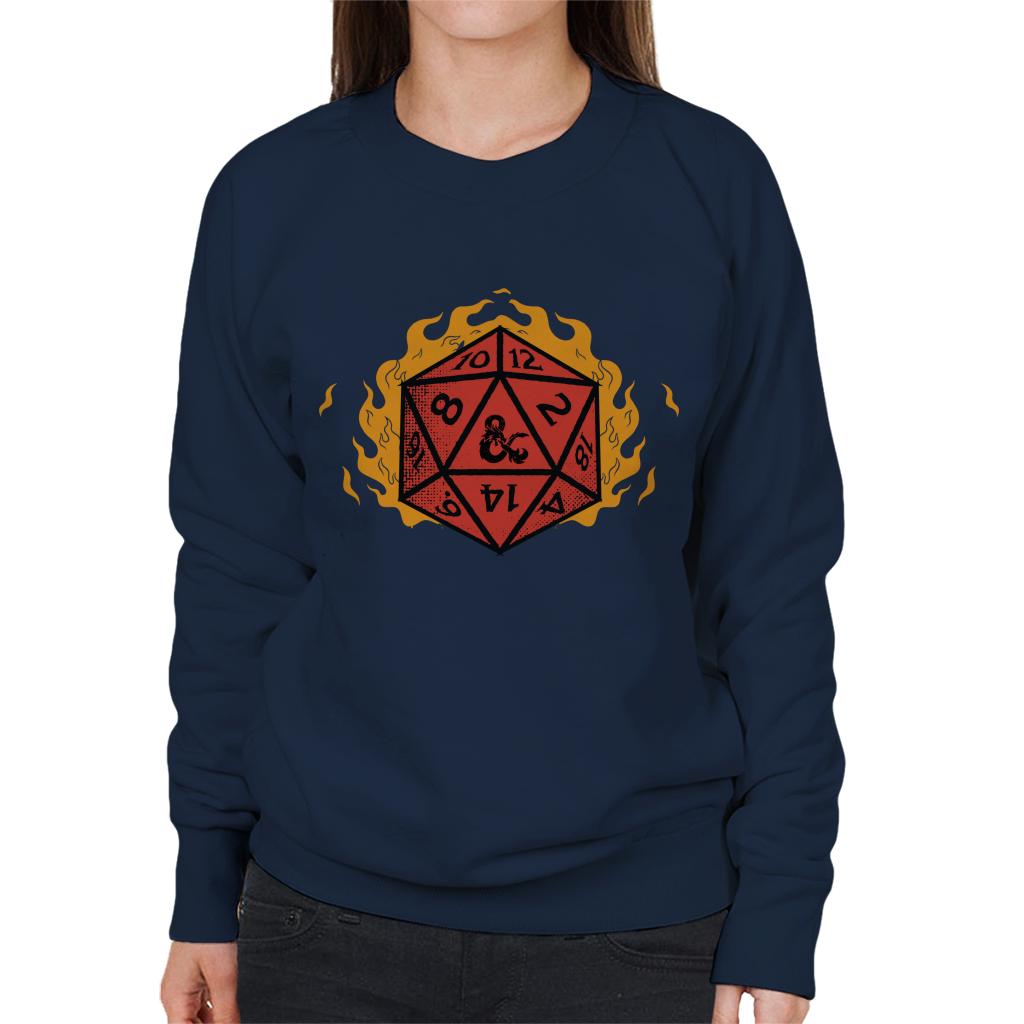 Dungeons & Dragons Fire Dice Women's Sweatshirt product image 6