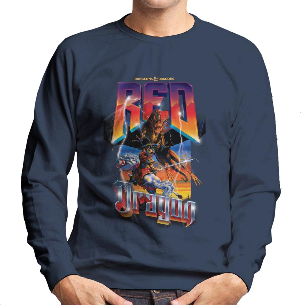 Dungeons & Dragons Red Dragon Battle Men's Sweatshirt product image 4
