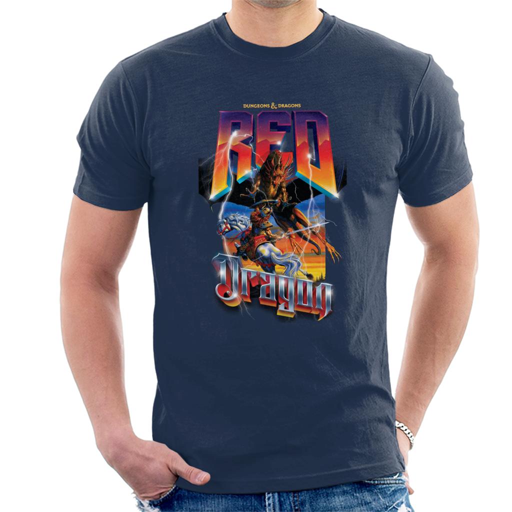 Dungeons & Dragons Red Dragon Battle Men's T-Shirt product image 4