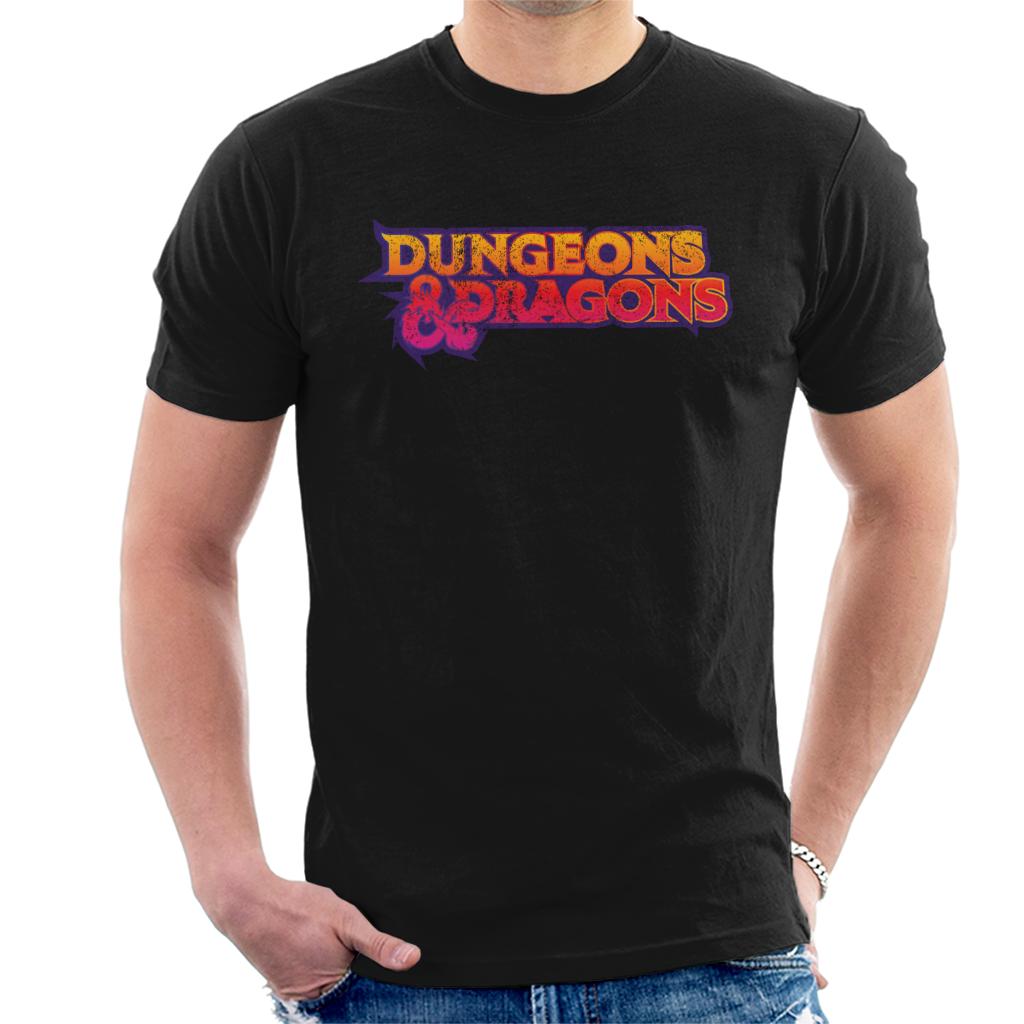 Dungeons & Dragons Gradient Logo Men's T-Shirt product image 1