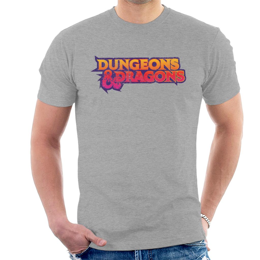 Dungeons & Dragons Gradient Logo Men's T-Shirt product image 4