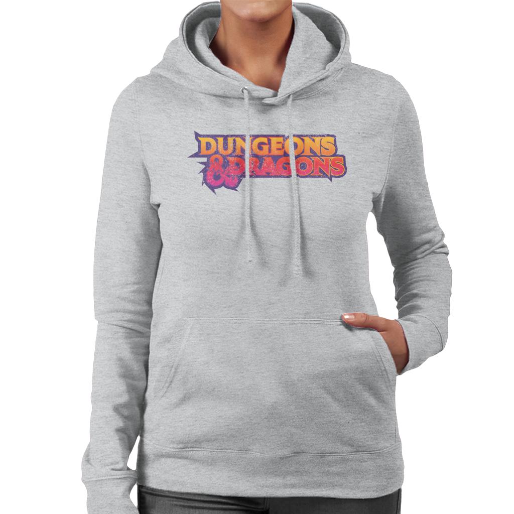 Dungeons & Dragons Gradient Logo Women's Hooded Sweatshirt product image 4