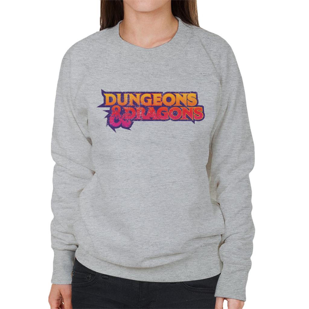 Dungeons & Dragons Gradient Logo Women's Sweatshirt product image 4