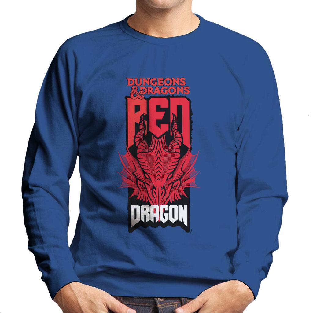 Dungeons & Dragons Head Of The Red Dragon Men's Sweatshirt product image 4