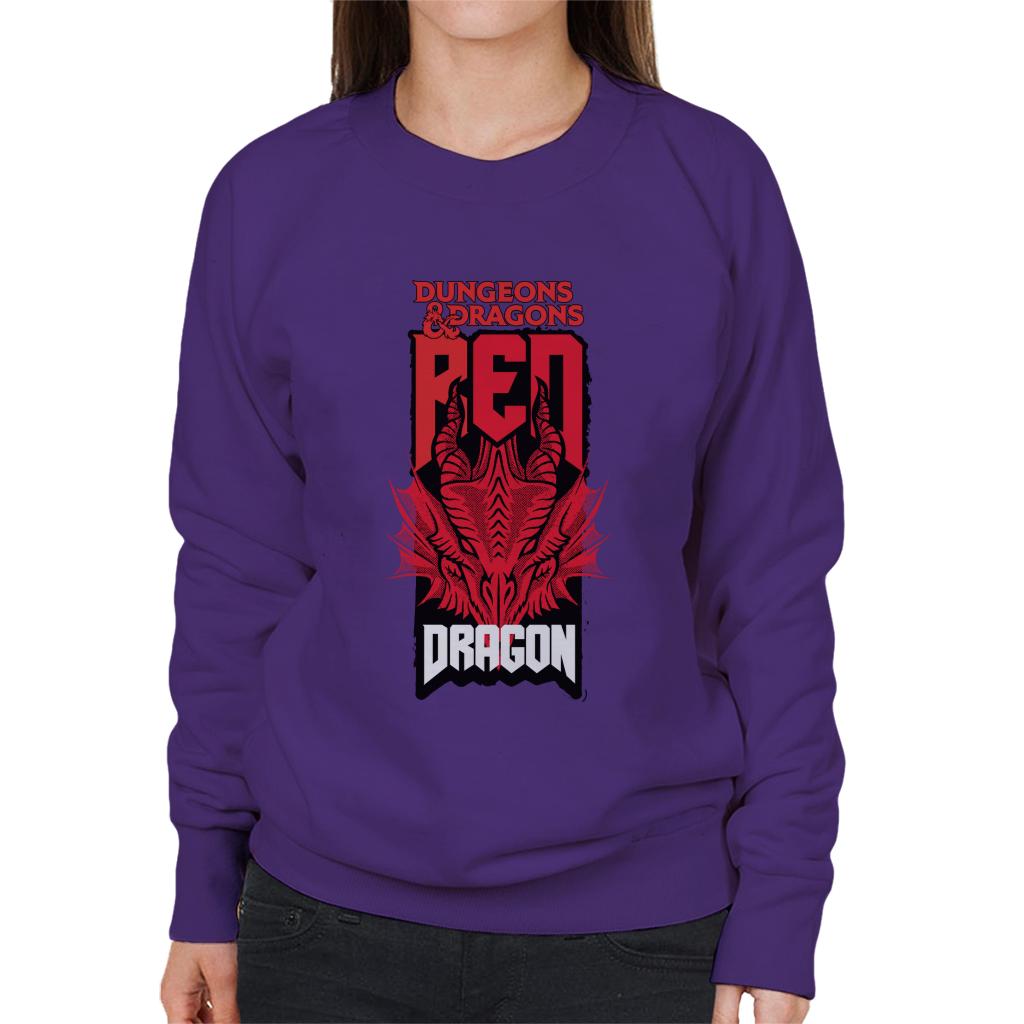 Dungeons & Dragons Head Of The Red Dragon Women's Sweatshirt product image 6