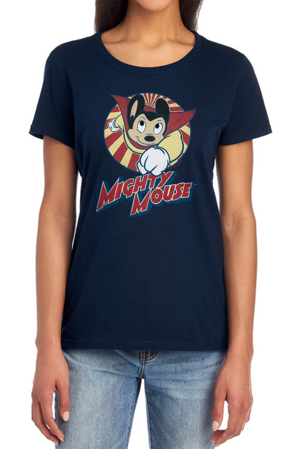 Mighty Mouse - The One Only Women's Short Sleeve product image 1