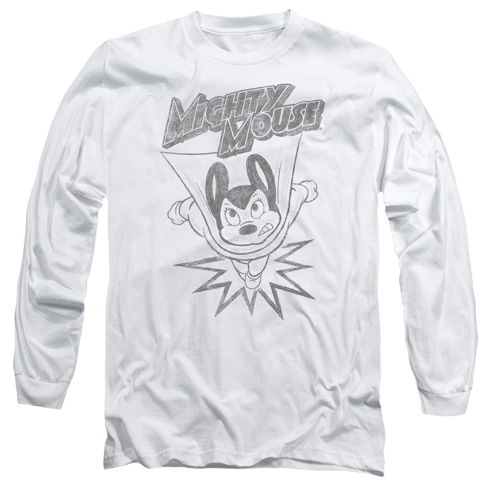 Mighty Mouse - Bursting Out Adult Long Sleeve product image 1