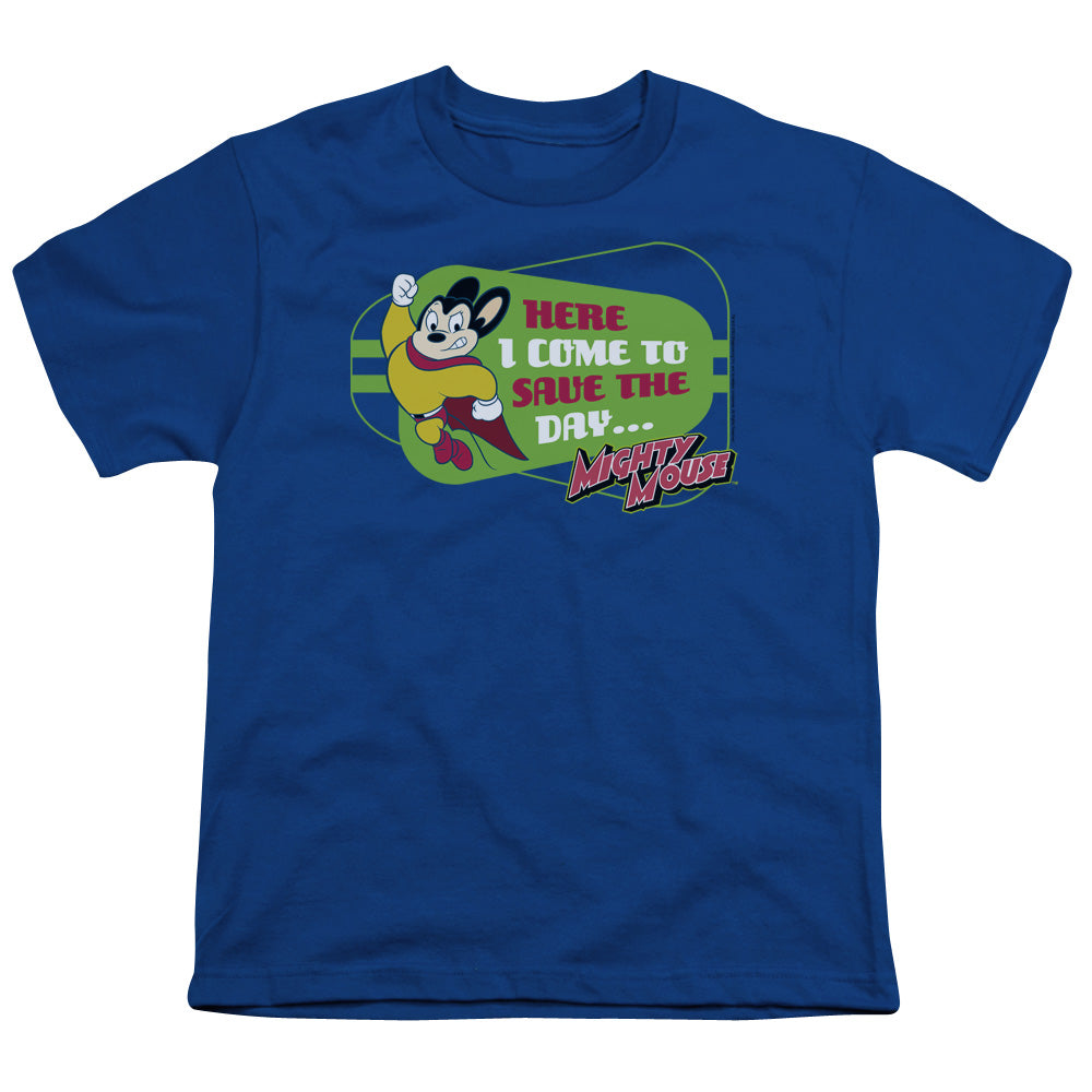 Mighty Mouse - Here I Come Youth Short Sleeve product image 1