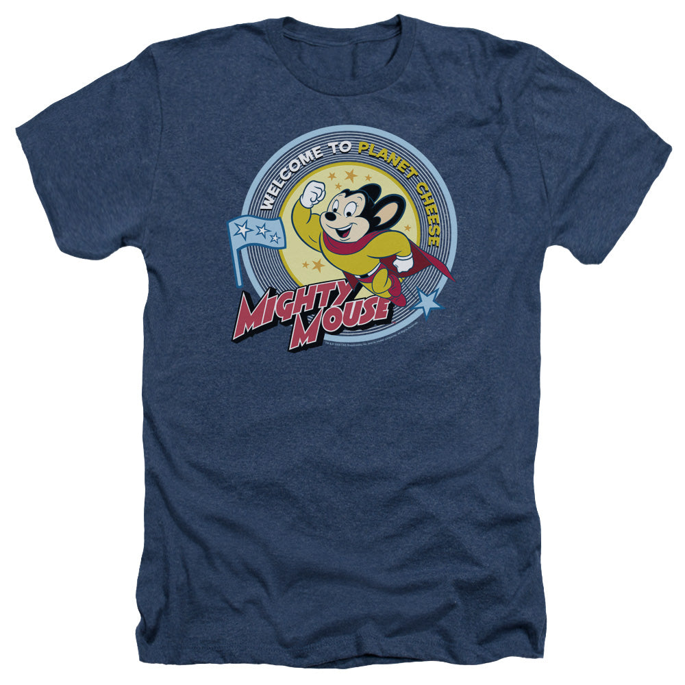 Mighty Mouse - Planet Cheese Adult Regular Fit Heather product image 1
