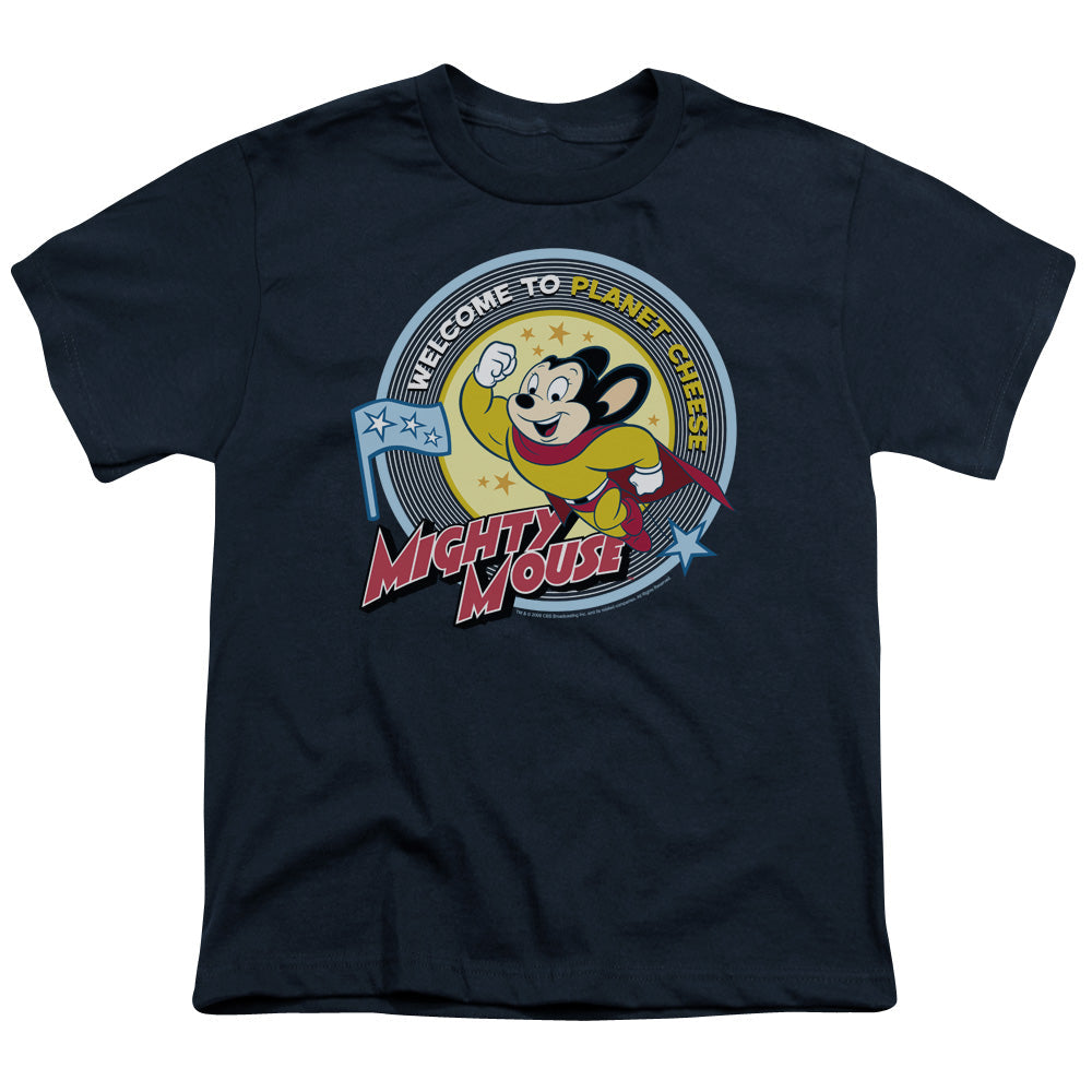 Mighty Mouse - Planet Cheese Youth Short Sleeve product image 1