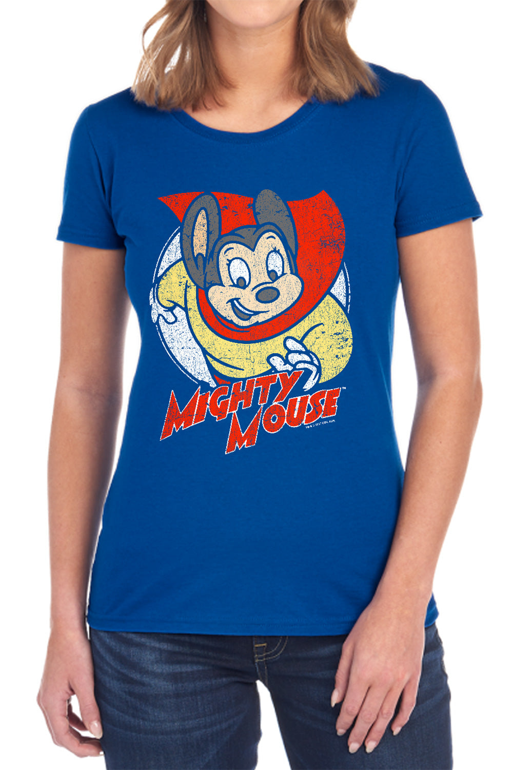 Mighty Mouse - Circle Women's Short Sleeve product image 1