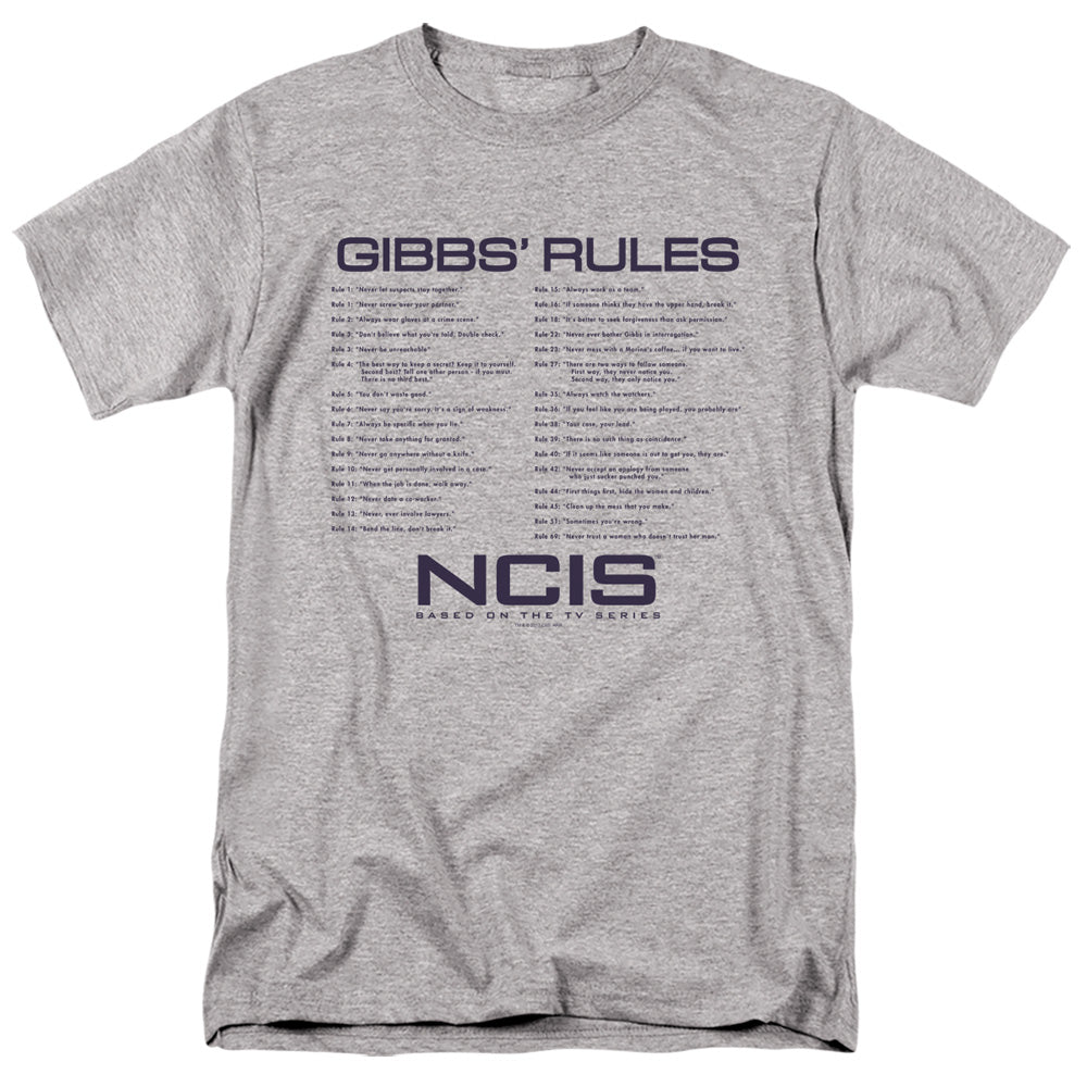 NCIS - Gibbs Rules Adult Regular Fit Short Sleeve product image 1