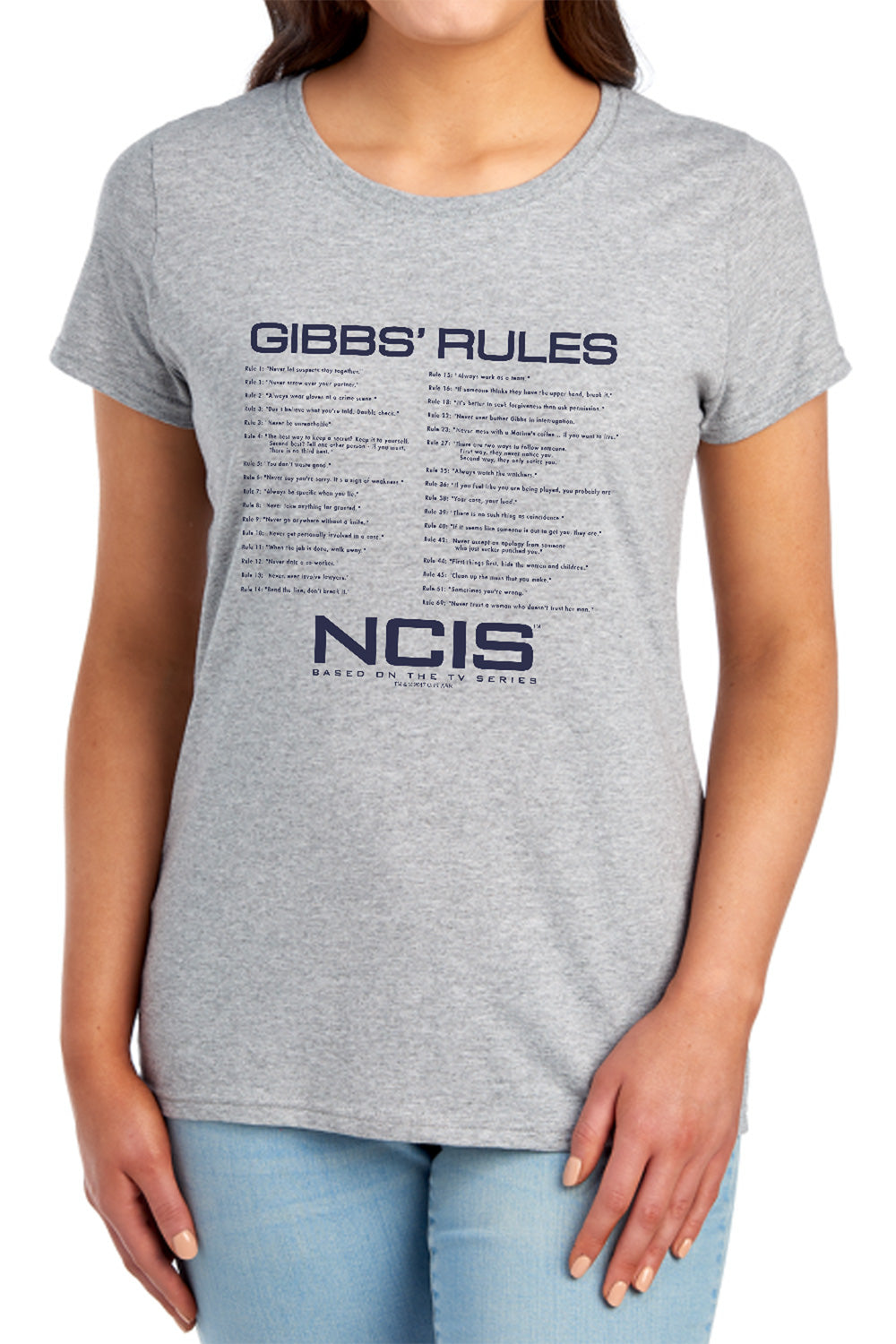 NCIS - Gibbs Rules Women's Short Sleeve product image 1