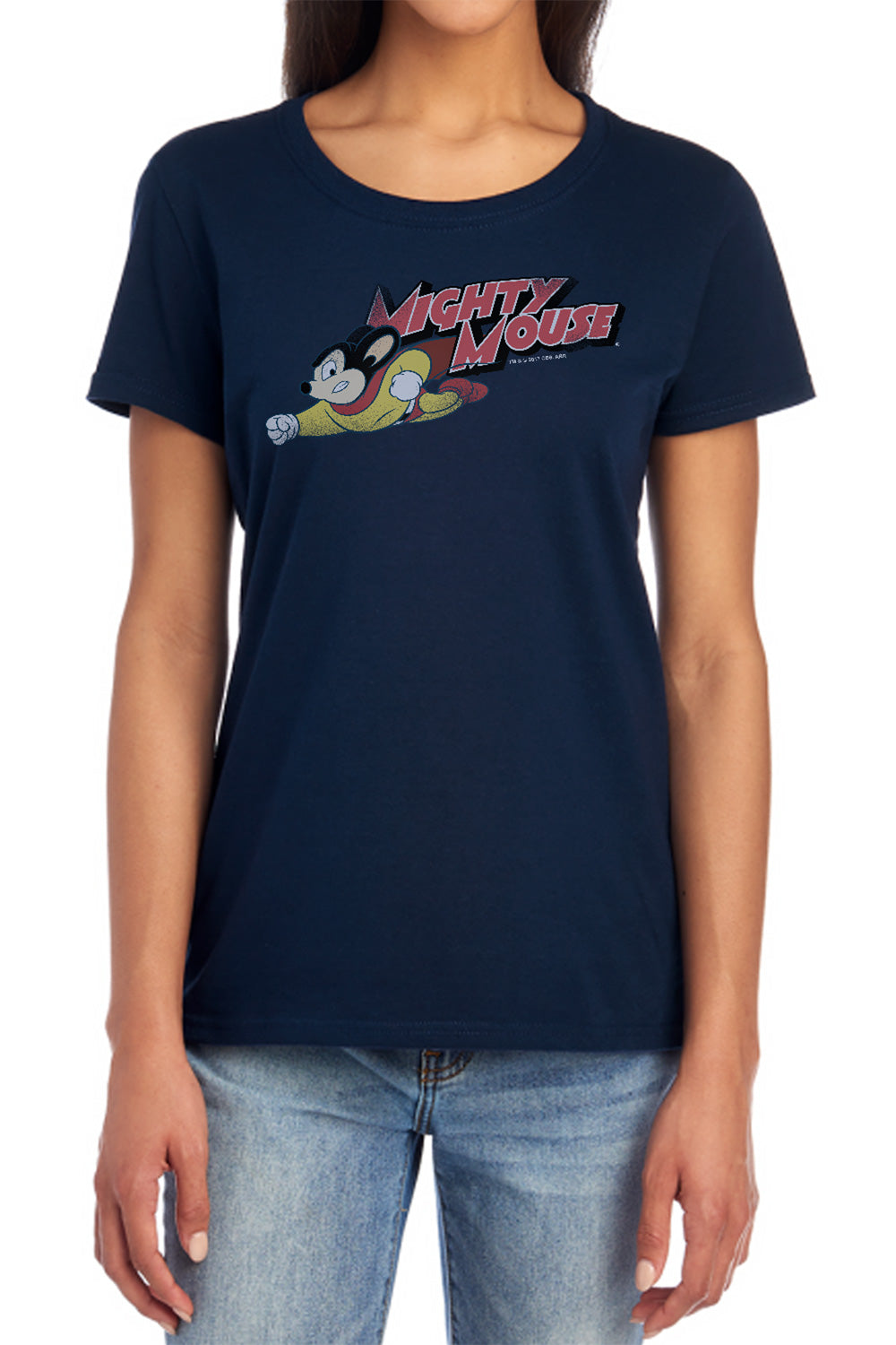Mighty Mouse - Retro Women's Short Sleeve product image 1