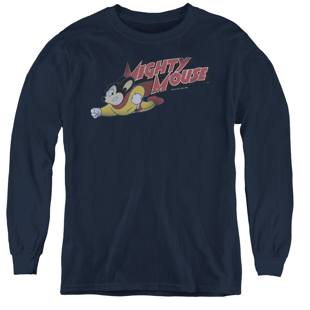 Mighty Mouse - Retro L - S Youth product image 1