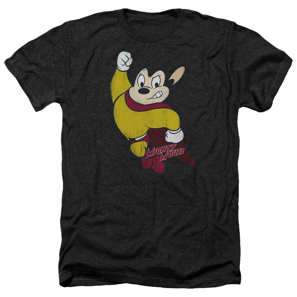 Mighty Mouse - Classic Hero Adult Regular Fit Heather Short product image 1
