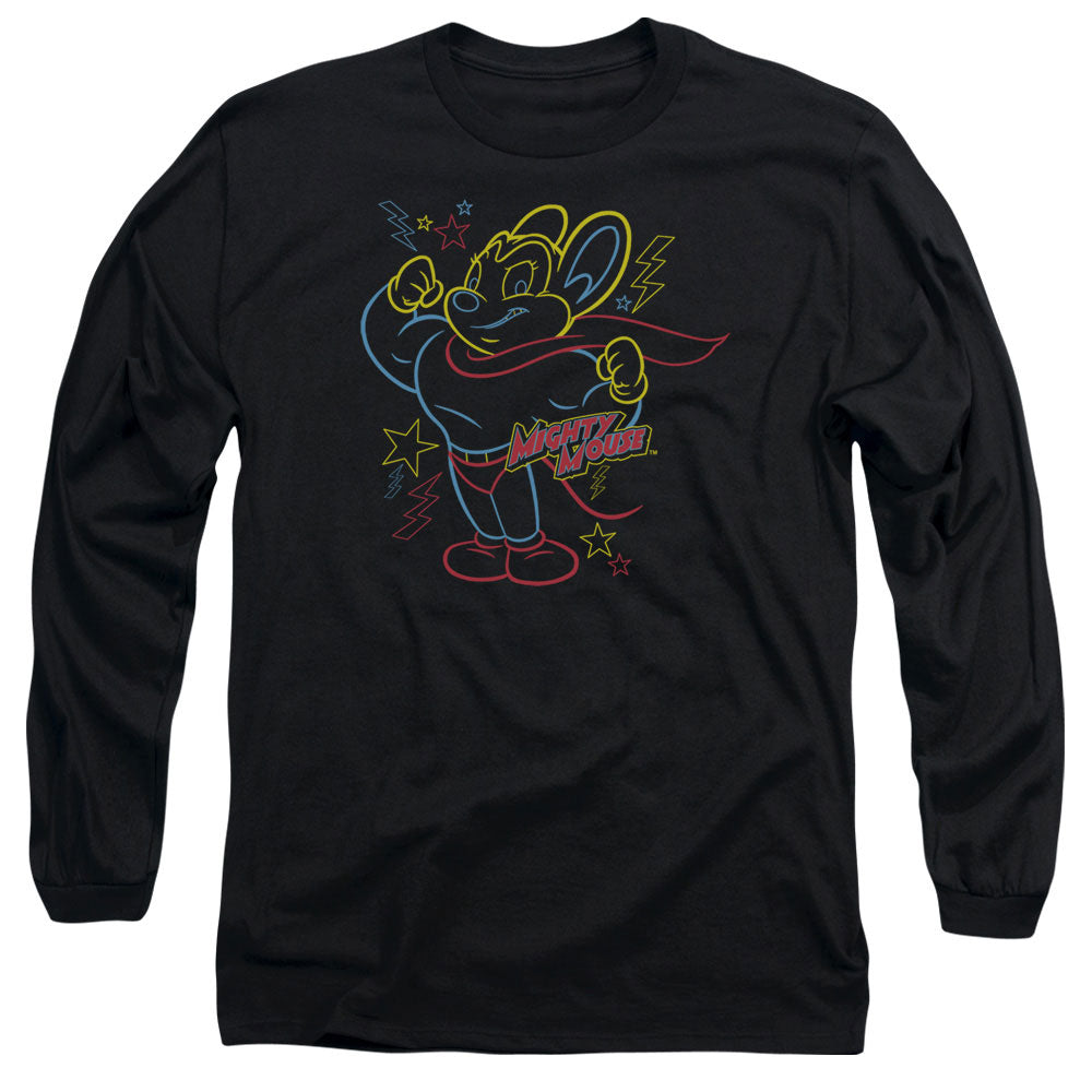 Mighty Mouse - Neon Hero Adult Long Sleeve product image 1