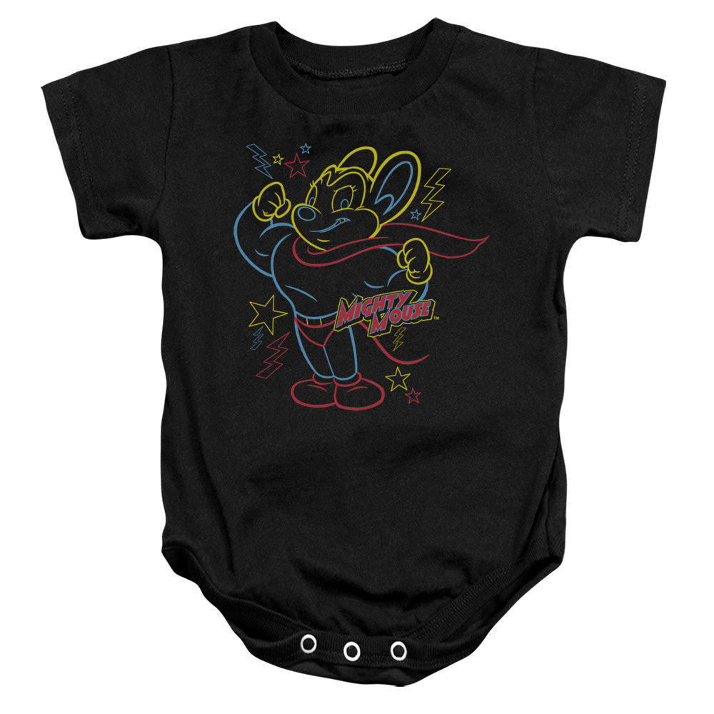 Mighty Mouse - Neon Hero Infant Snapsuit