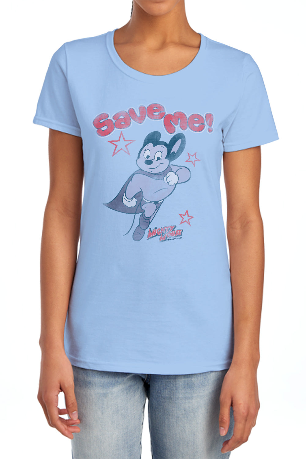 Mighty Mouse - Save Me Women's Short Sleeve product image 1