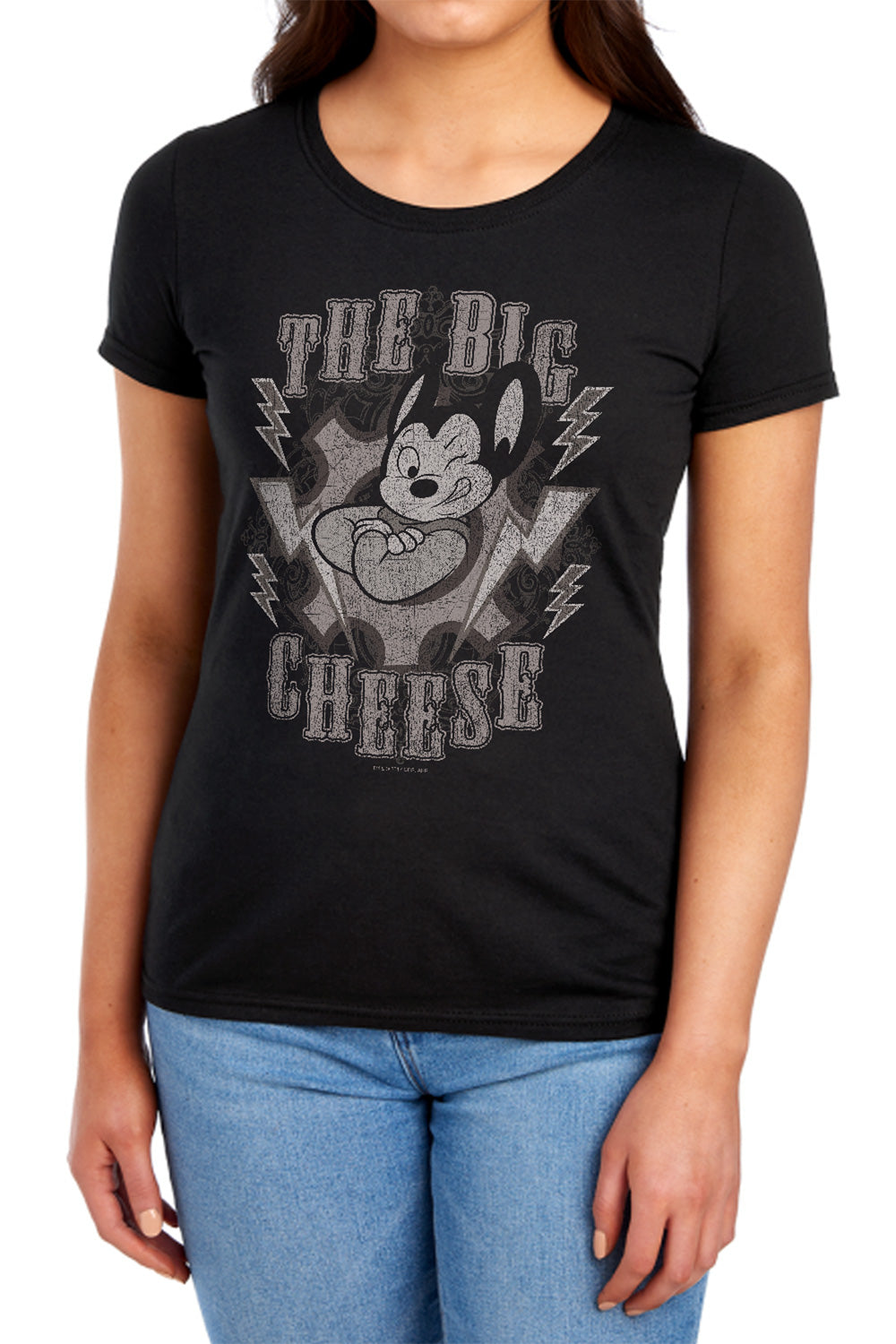 Mighty Mouse - The Big Cheese Women's Short Sleeve product image 1
