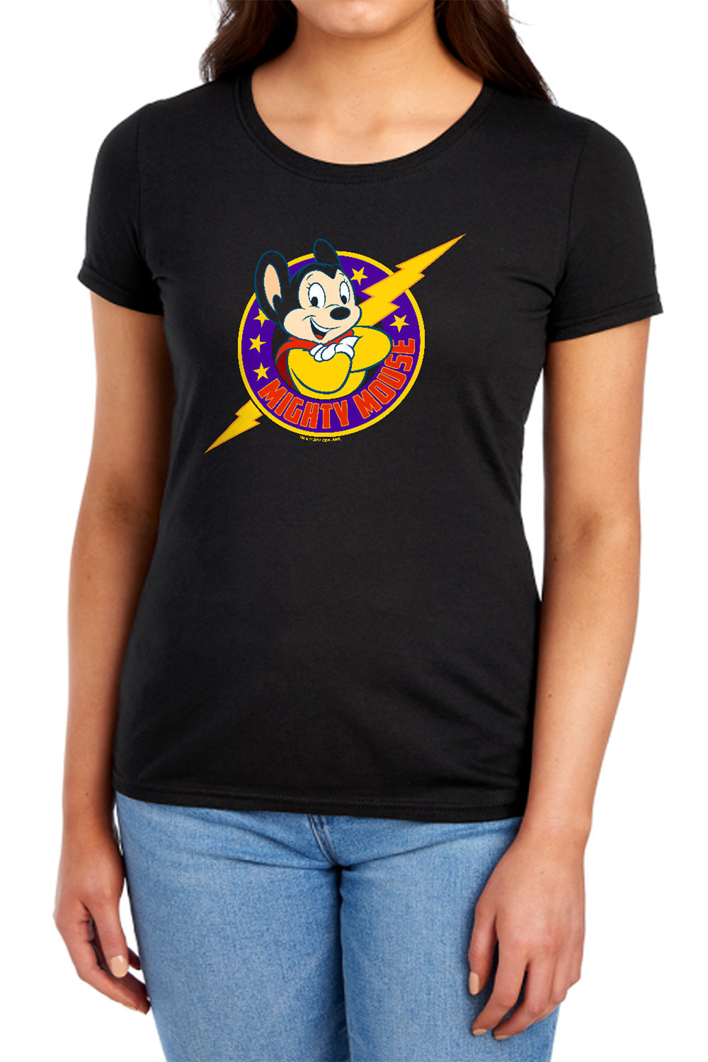Mighty Mouse - Hero Women's Short Sleeve product image 1