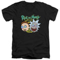 Rick And Morty - Blown Minds Adult Slim Fit V Neck Cotton product image 1