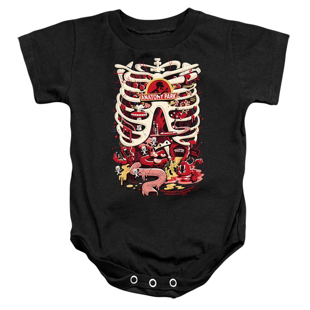 Rick And Morty - Anatomy Park Logo Infant Snapsuit