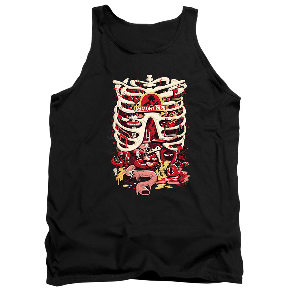 Rick And Morty - Anatomy Park Logo Adult Tank Top