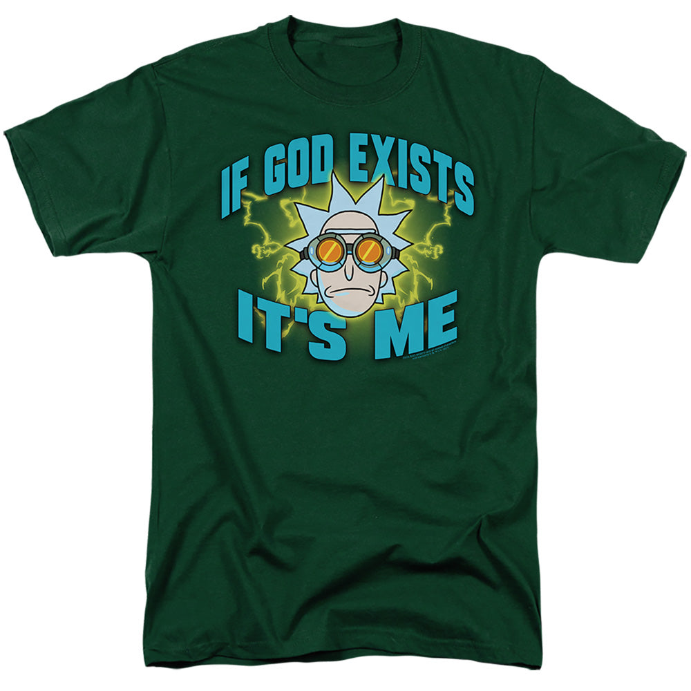 Rick And Morty - If God Exists Adult Regular Fit Short product image 1