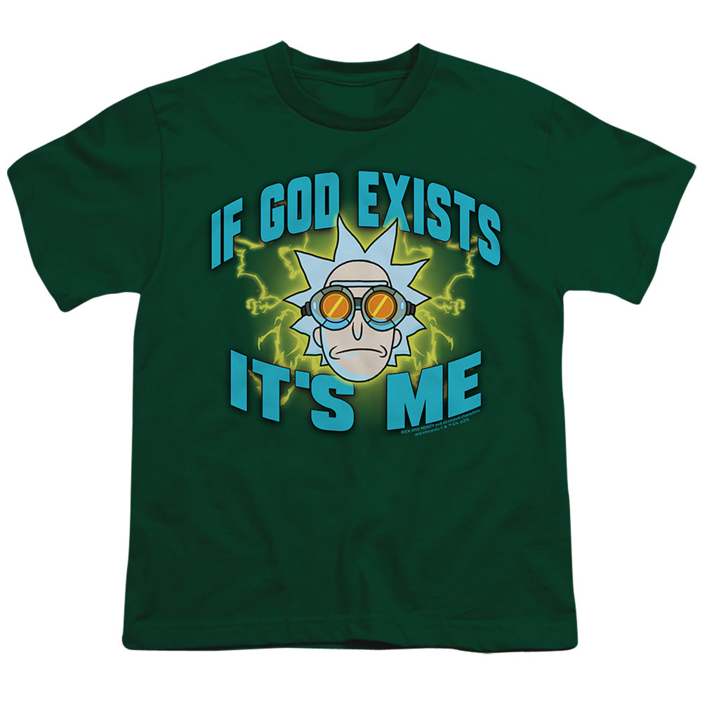 Rick And Morty - If God Exists Youth Short Sleeve product image 1