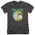 Rick And Morty - Floating Heads Adult Slim Fit V Neck Cotton product image 1