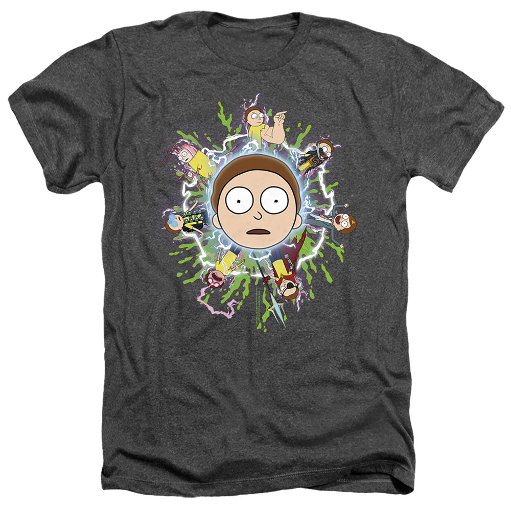 Rick And Morty - Multiple Adult Regular Fit Heather Short product image 1