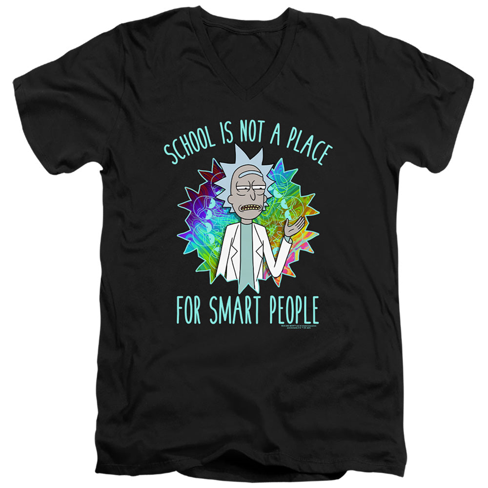 Rick And Morty - School Adult Slim Fit V Neck Cotton product image 1