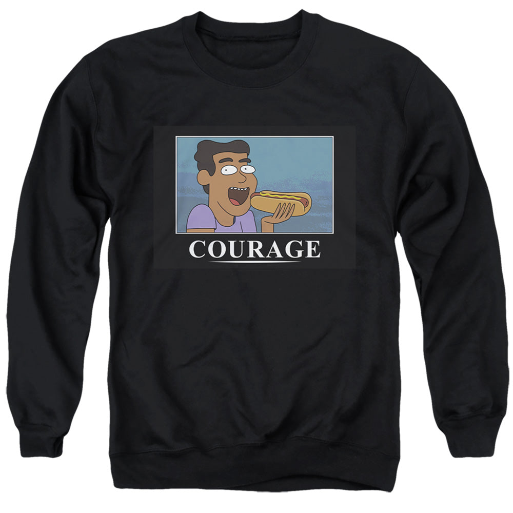 Rick And Morty - Courage Poster Adult Crewneck Sweatshirt