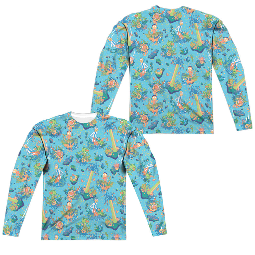 Rick And Morty - Ricktanical L - S Adult Poly Crew product image 1