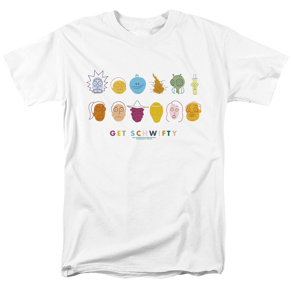 Rick And Morty - Get Schwifty Adult Regular Fit Short Sleeve product image 1