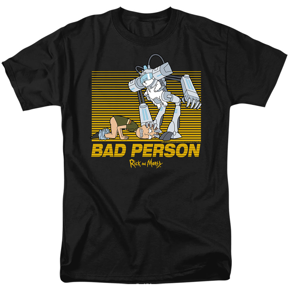 Rick And Morty - Bad Person Adult Regular Fit Short Sleeve product image 1