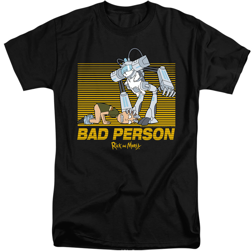 Rick And Morty - Bad Person Adult Tall Fit Short Sleeve product image 1