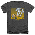 Rick And Morty - Bad Person Adult Regular Fit Heather Short product image 1