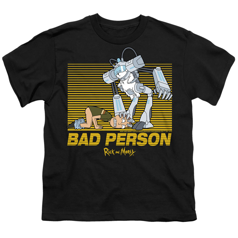 Rick And Morty - Bad Person Youth Short Sleeve product image 1