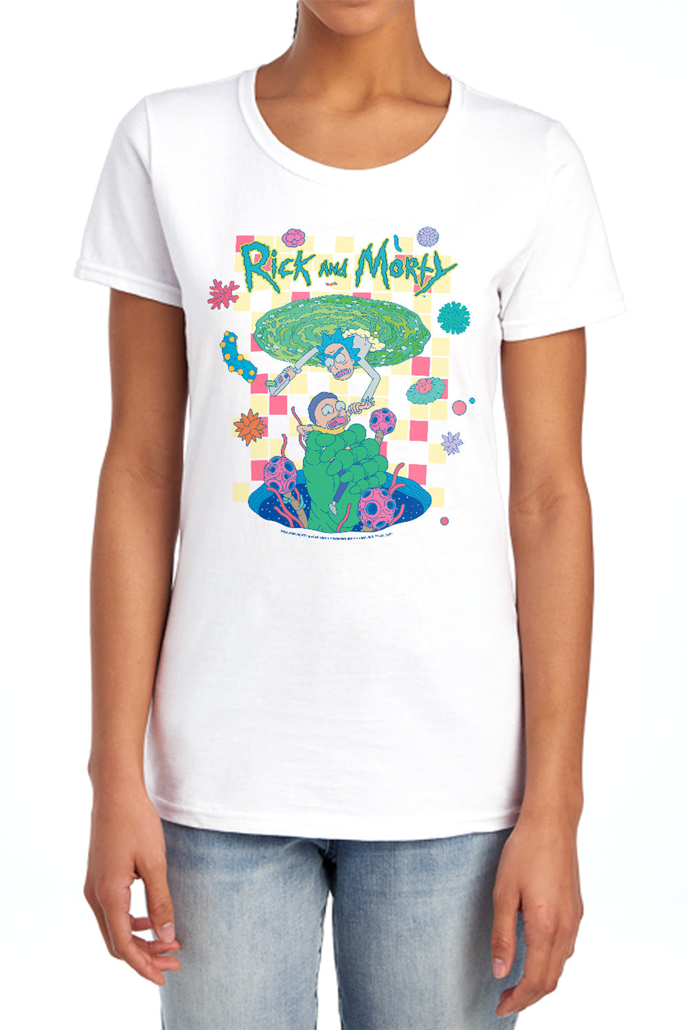 Rick And Morty - Falling Portals Women's Short Sleeve product image 1