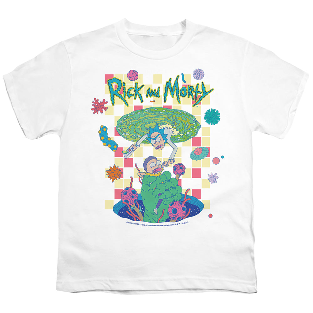Rick And Morty - Falling Portals Youth Short Sleeve product image 1