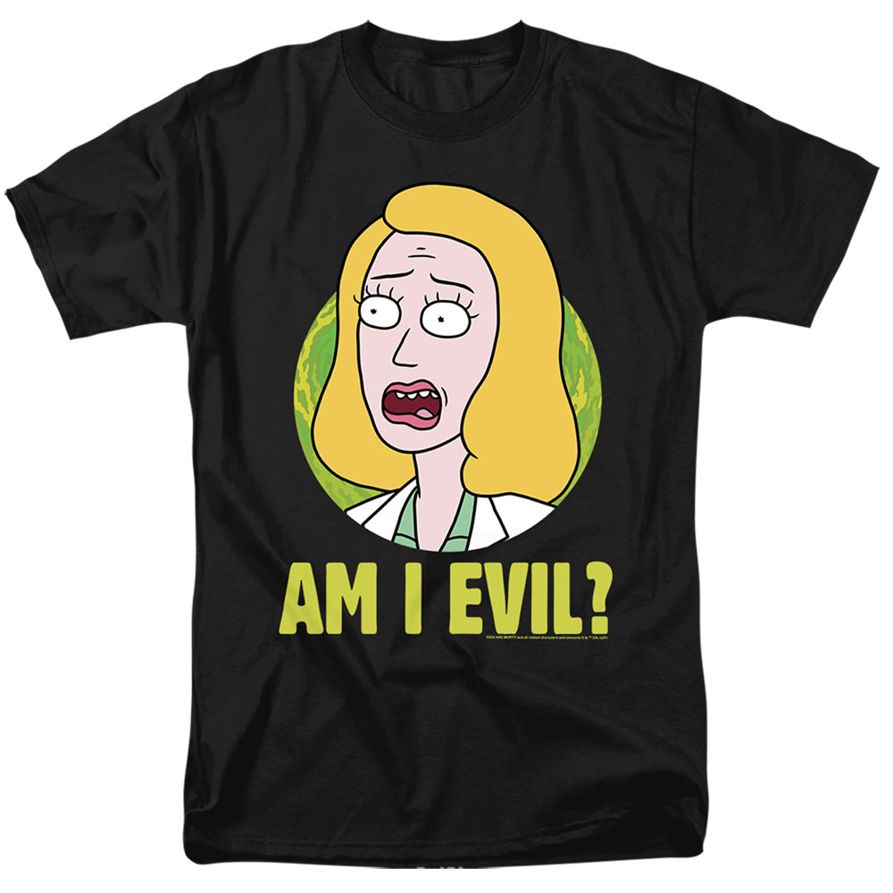 Rick And Morty - Beth Am I Evil? Adult Regular Fit Short product image 1