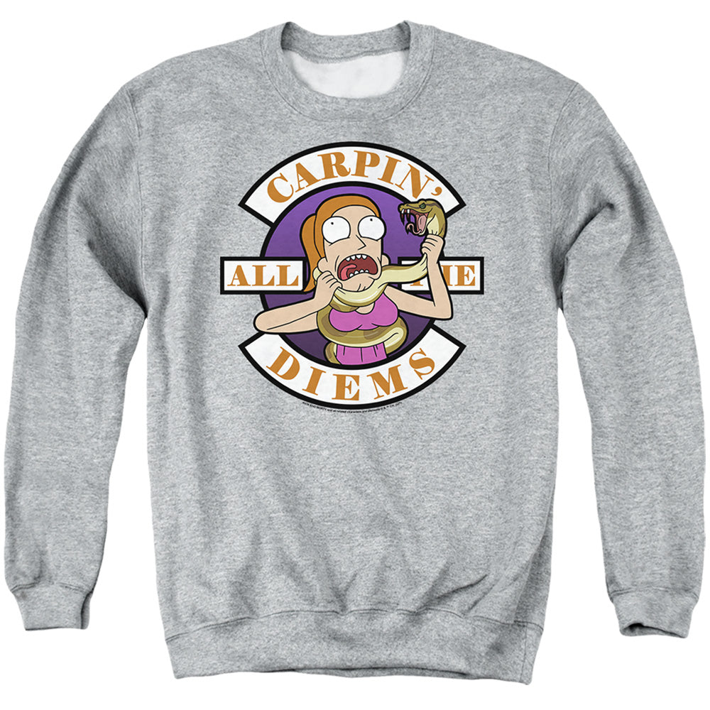 Rick And Morty - Carp En All Them Diems Adult Crewneck product image 1