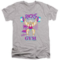 Rick And Morty - Ricks Gym Adult Slim Fit V Neck Cotton product image 1