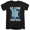 Rick And Morty - Go Clone Your Adult Slim Fit V Neck Cotton product image 1