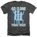 Rick And Morty - Go Clone Your Adult Regular Fit Heather product image 1