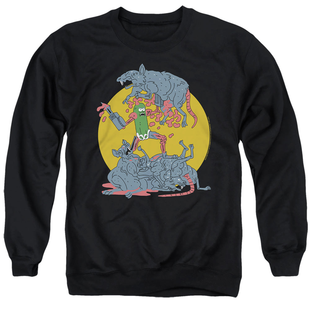Rick And Morty - The Adventures Of Pickle Adult Crewneck product image 1